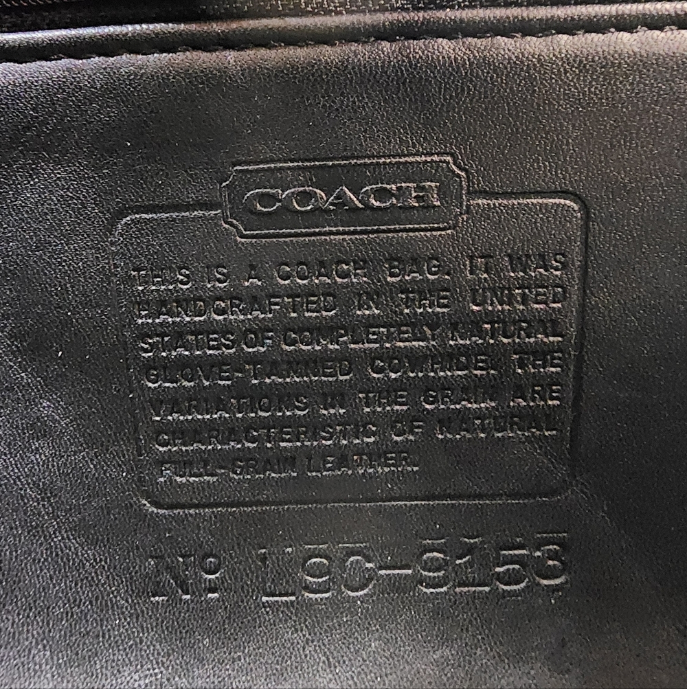 Vintage Coach City Willis #9153 - Picture 11 of 17